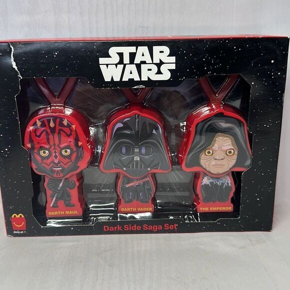 2019 McDonalds STAR WARS Rise of Skywalker Toys DARK SIDE SAGA PROMO SET - Picture 1 of 7